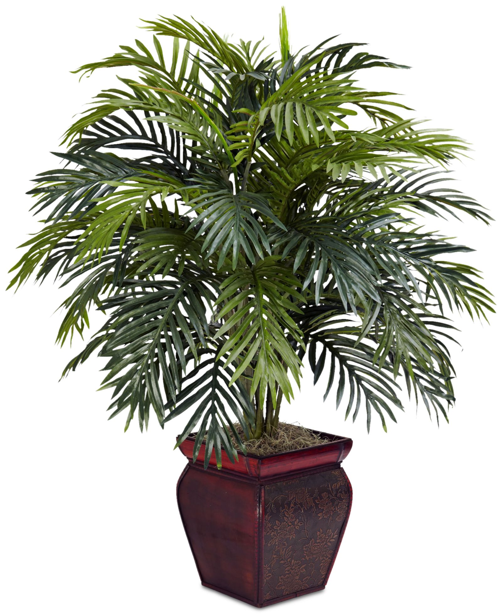 Nearly Natural Areca Palm Plant with Decorative Planter