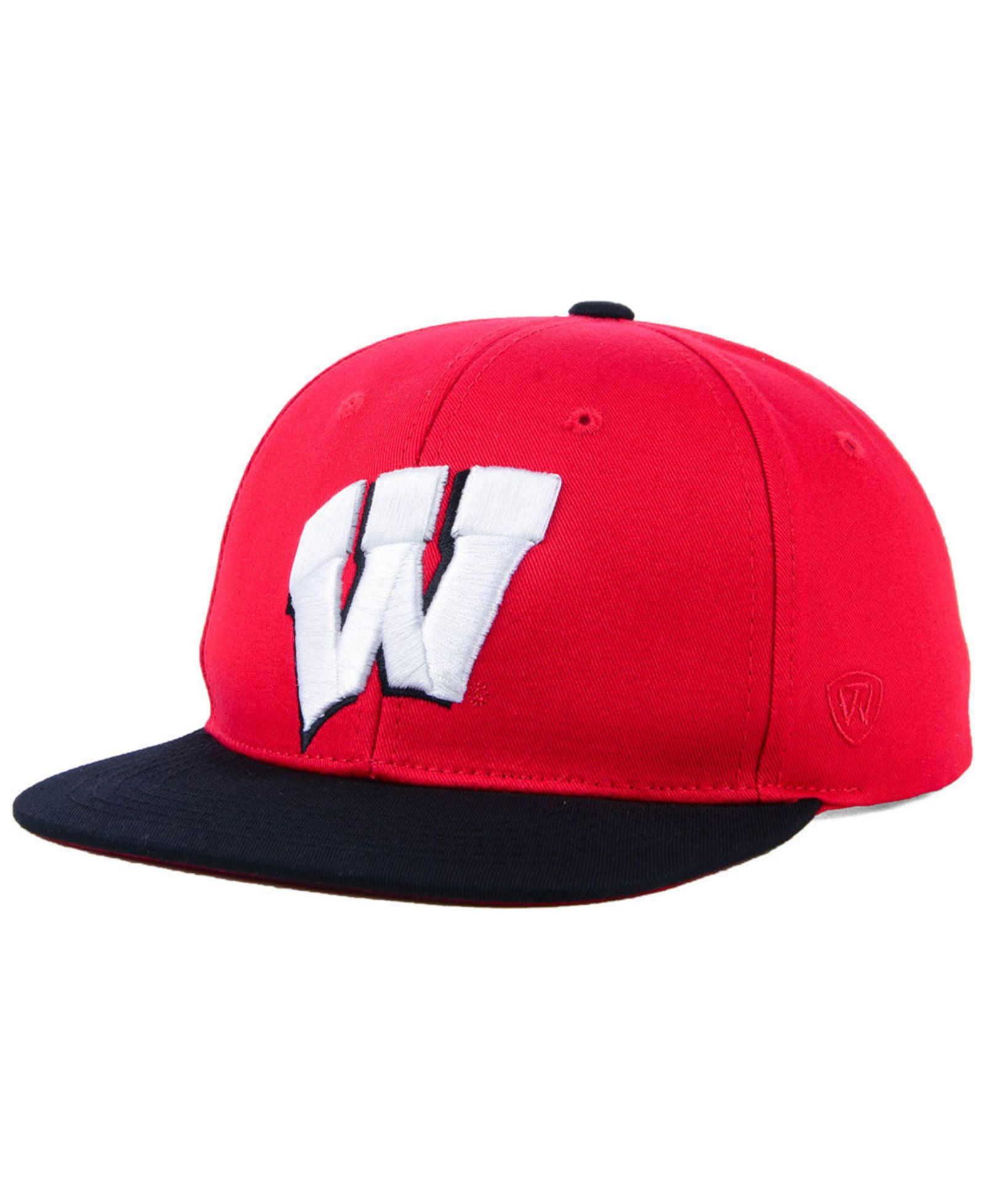 Кепка Top of the World Boys' Wisconsin Badgers Maverick Snapback