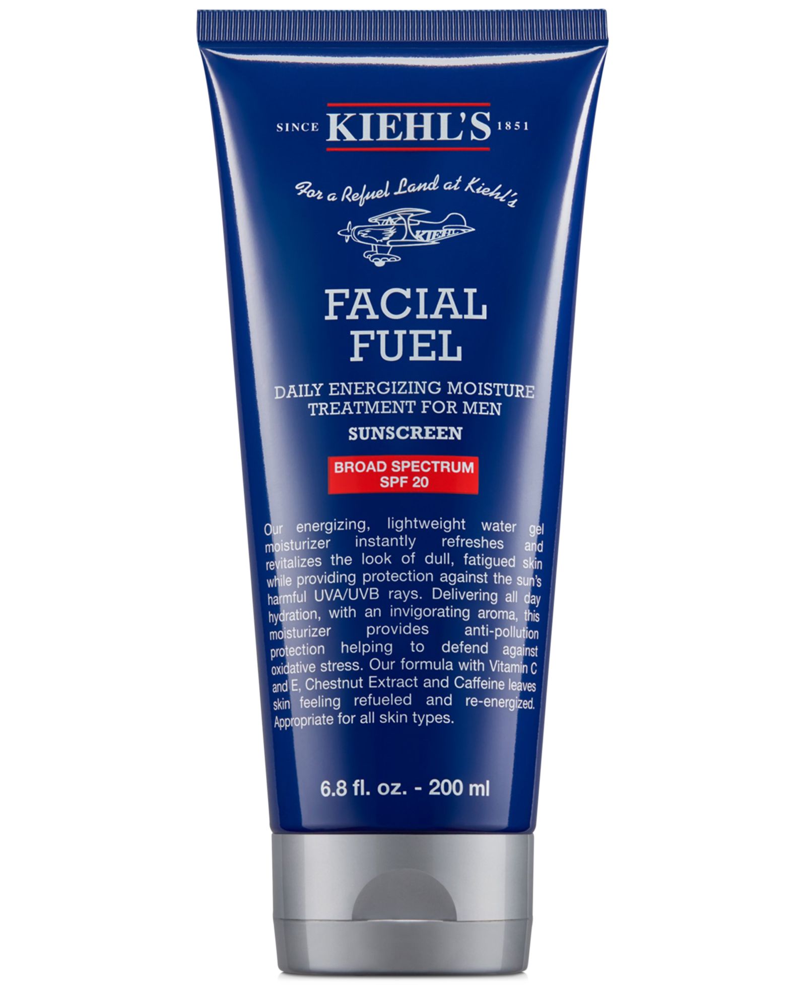 Kiehl's Since 1851 Facial Fuel Men’s SPF 20 Moisturizer, 6.8-oz.