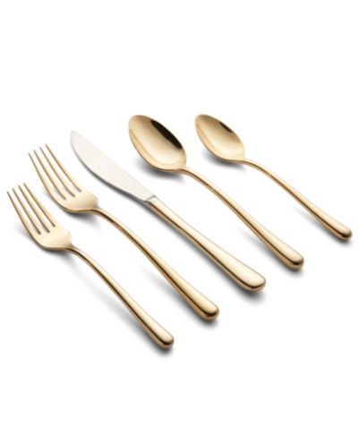 Cambridge Silversmiths Набор столовых приборов Samantha Gold Mirror, 20 предметов, на 4 персоны
