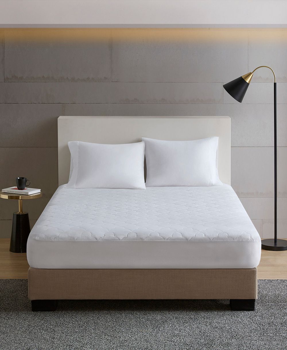 Madison Park All Natural Cotton Percale Quilted Mattress Pad, California King
