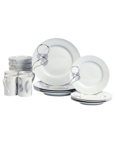Tabletops Unlimited Jacqueline 16 Pc. Dinnerware Set, Service for 4