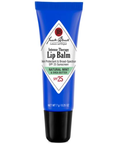 Jack Black Intense Therapy Lip Balm SPF 25, Natural Mint & Shea Butter, 0.25 oz