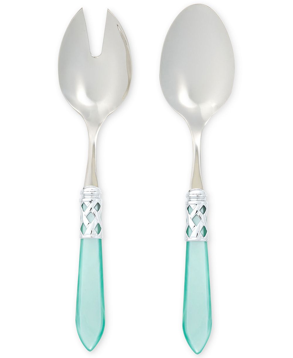 VIETRI Aladdin Brilliant 2-Pc. Salad Server Set