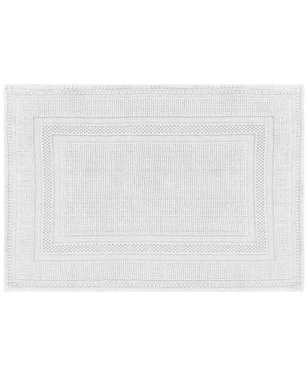 Jean Pierre Racetrack Stonewash Cotton Bath Rug, 17" x 24"
