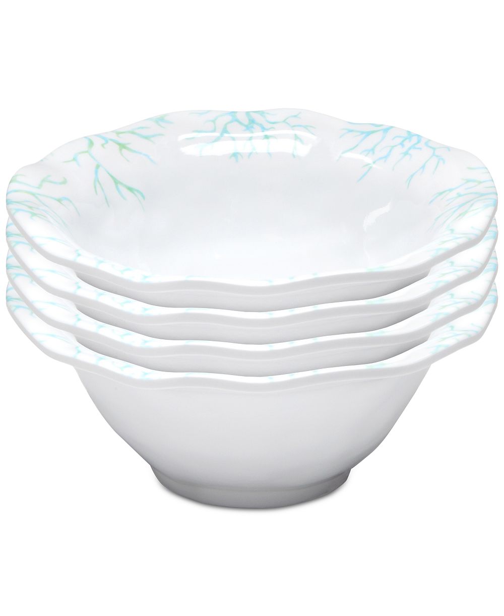 Набор мисок для хлопьев Q Squared Captiva 4-Pc. Melamine 6.5" Cereal Bowl Set
