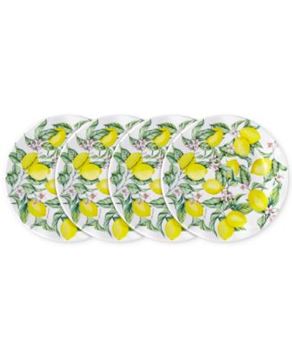 Q Squared	Limonata 4-Pc. Melamine 8" Salad Plate Set