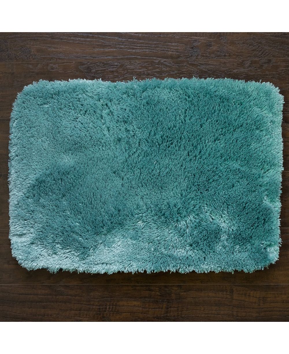 Popular Bath St. Lucia Faux-Fur Bath Rug, 17" x 24"