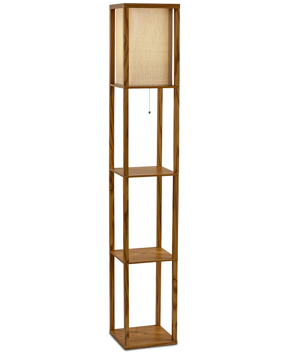 Напольный торшер Adesso Wright Shelf