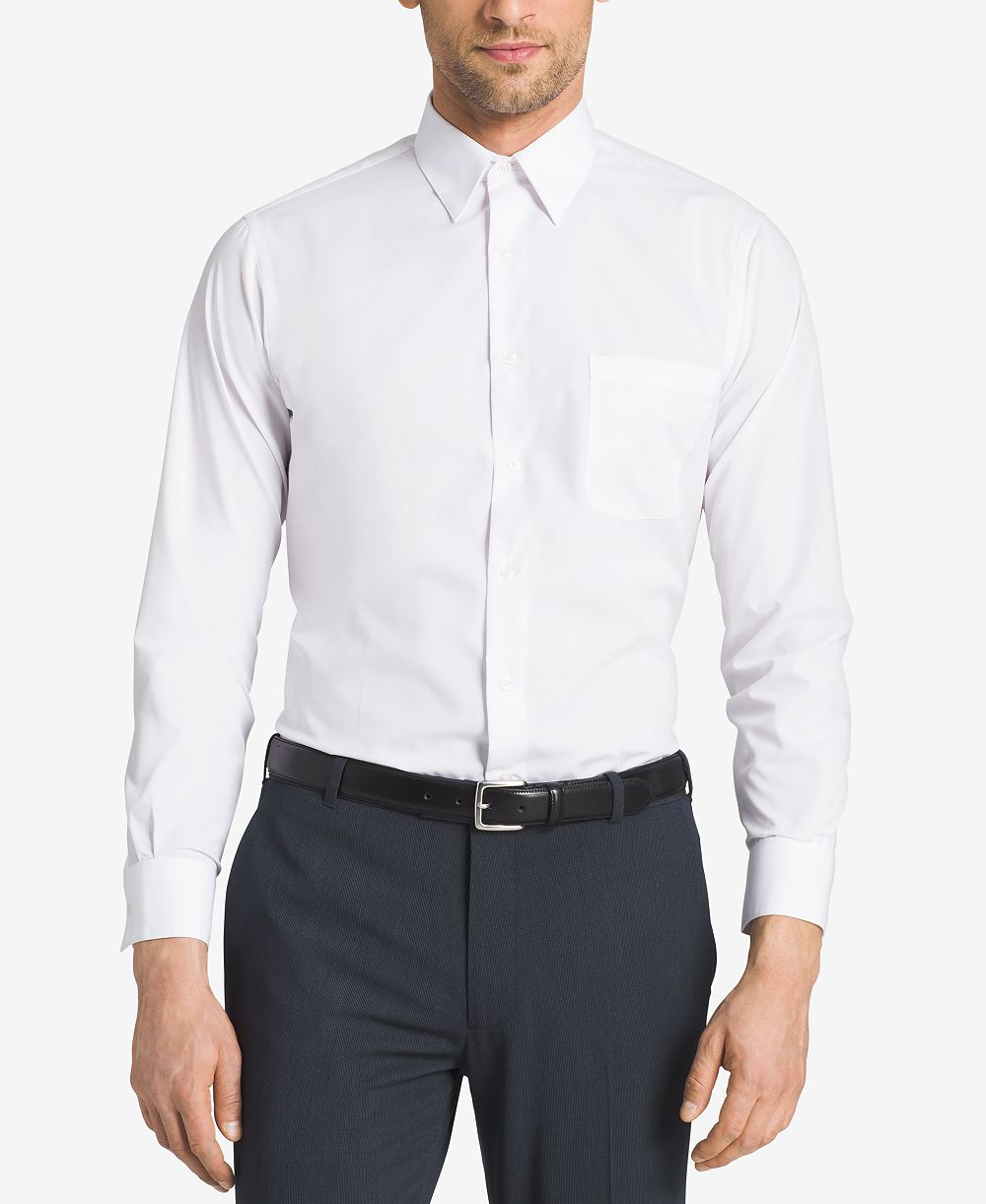 Мужская рубашка Van Heusen Athletic Fitted Poplin