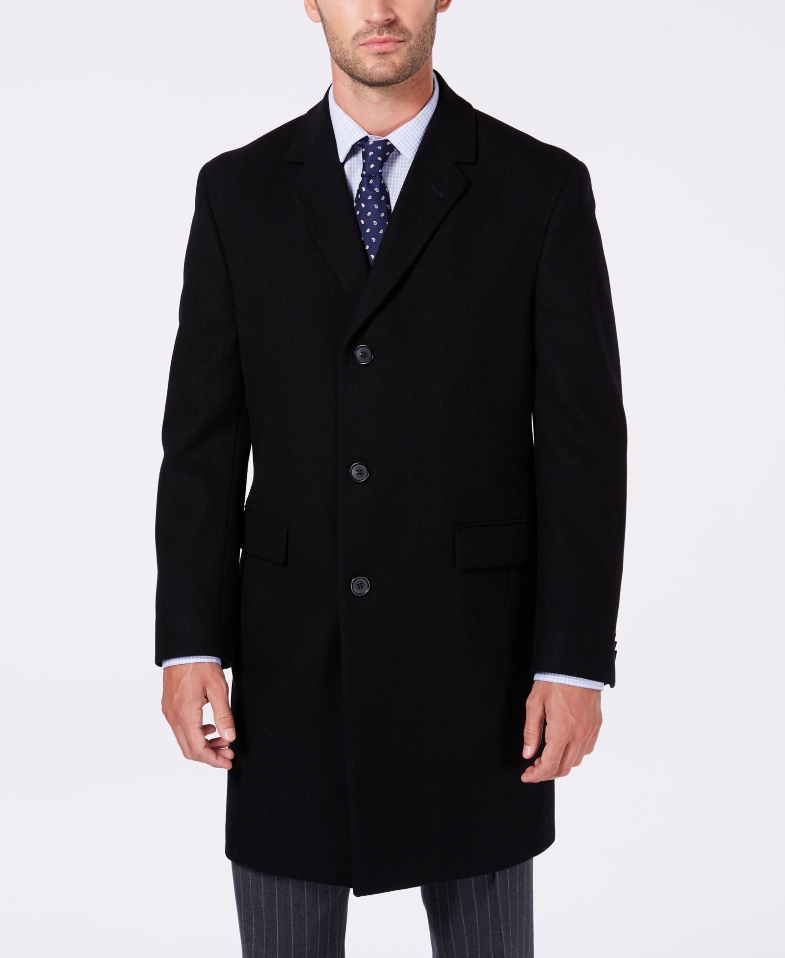 Nautica Men's Classic-Fit Batten Overcoat