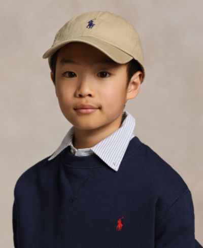 Детская хлопковая бейсболка Polo Ralph Lauren Big Boys Cotton Chino Baseball Cap