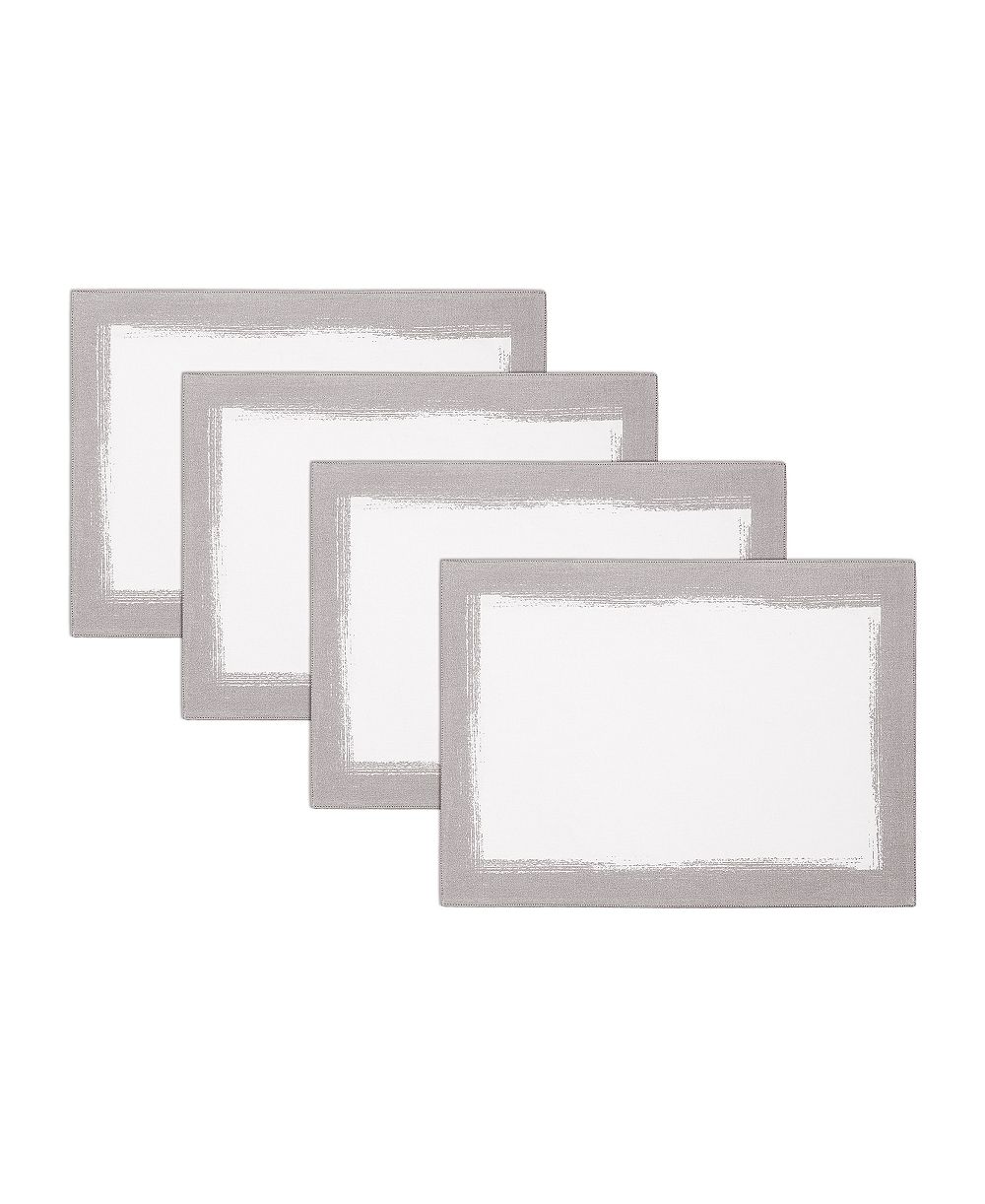 Villeroy & Boch  Metallic Brushstroke Placemat 4 Pc Set