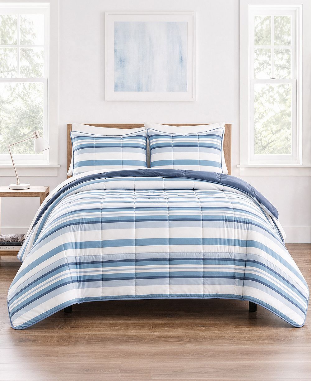 Madison Park Essentials двусторонний комплект с одеялом Parkston, 3 шт, Full/Queen