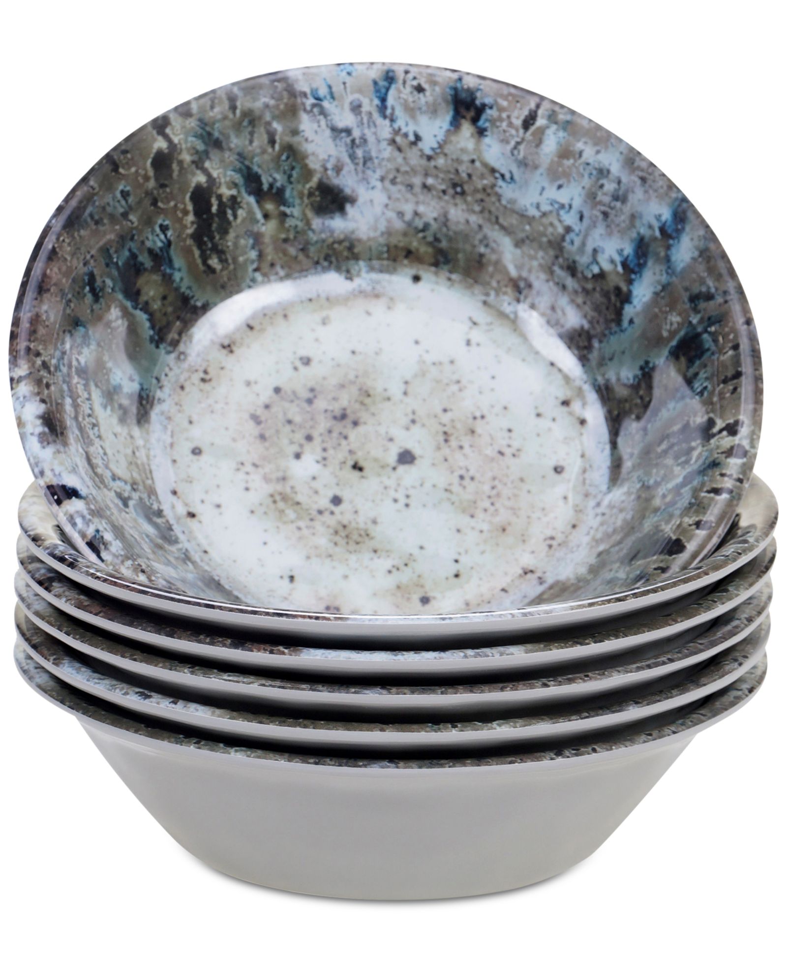 Универсальные тарелки Certified International Radiance Cream Melamine 6 шт