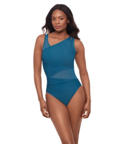 Miraclesuit Women's Illusionist Azura Allover-Slimming One-Piece Swimsuit