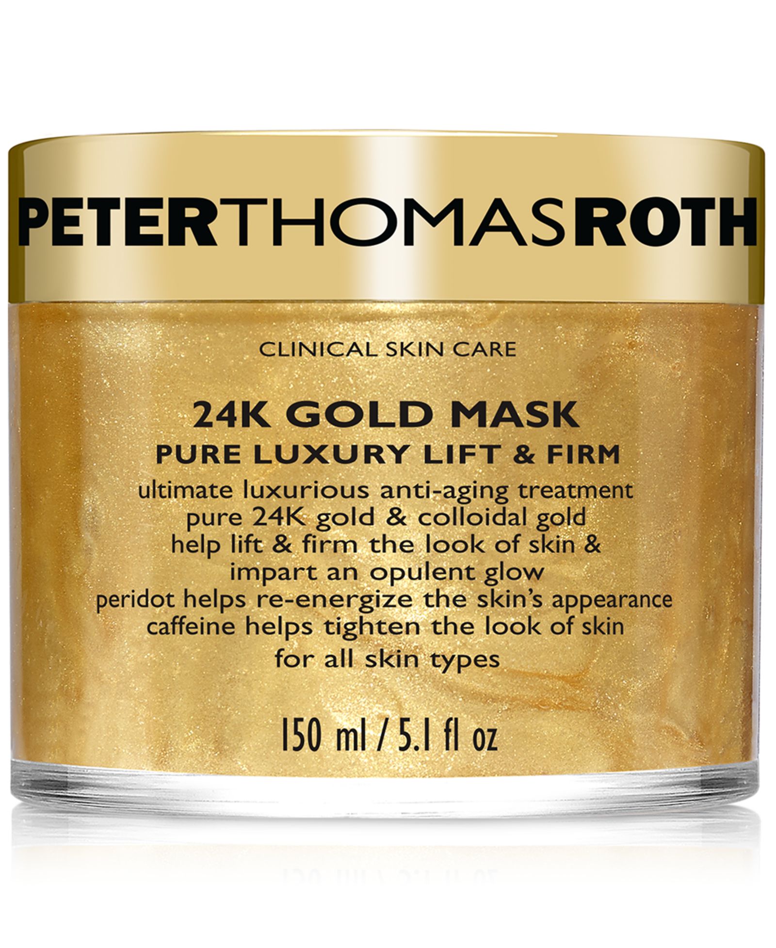 Золотая маска Peter Thomas Roth 24K Gold, 5.1 oz.