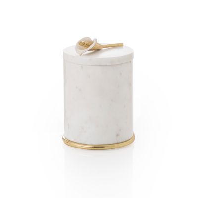 Круглая емкость Michael Aram Calla Lily Round Container
