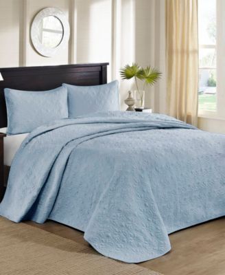 Madison Park Quebec Quilted 3-Pc. Bedspread Set, King