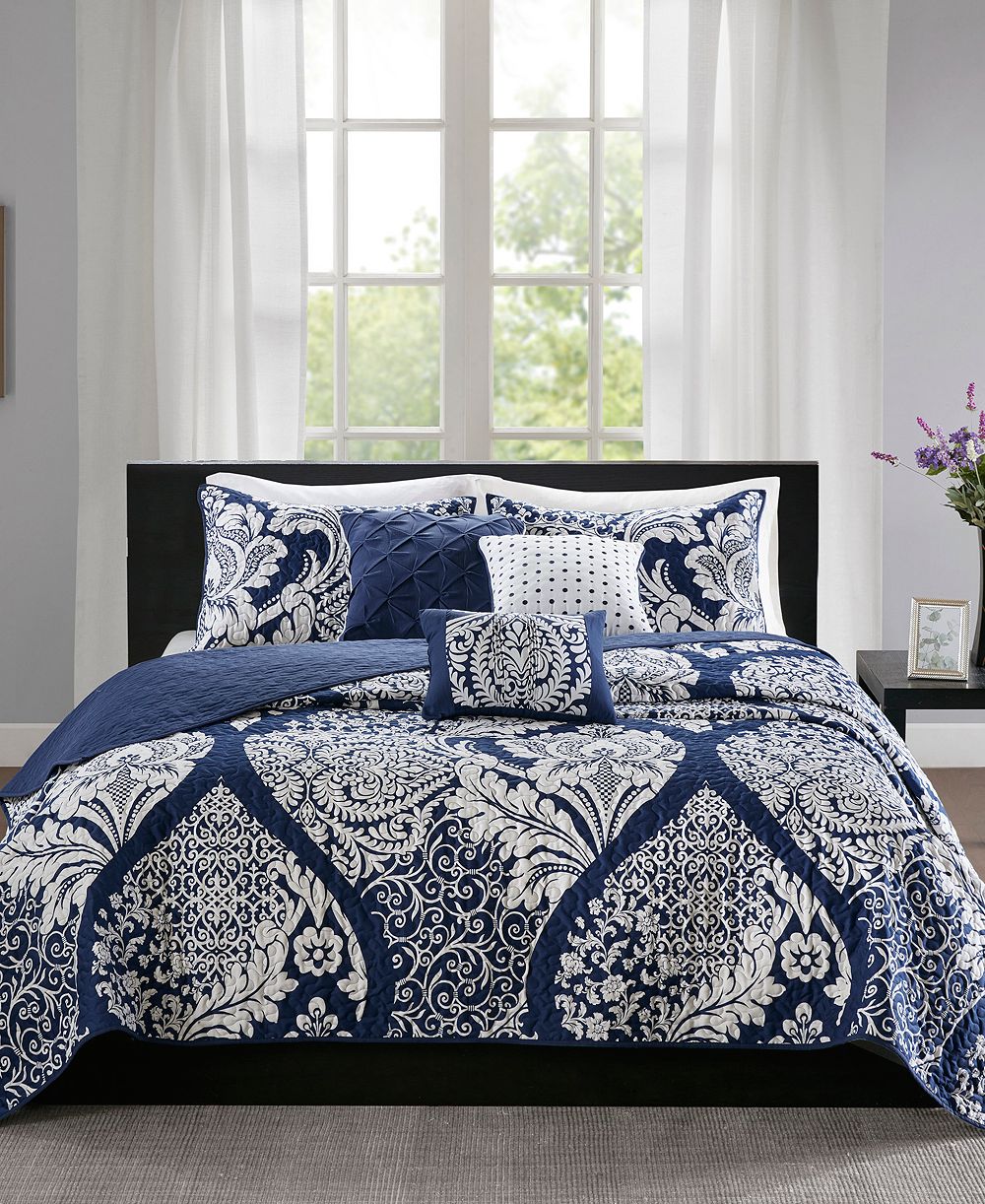 Madison Park Vienna 6-Pc. Quilt Set, Full/Queen
