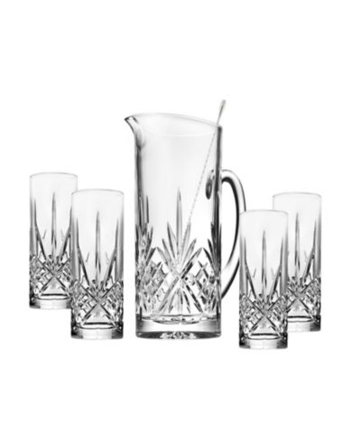 Godinger Dublin Crystal 6-Piece Pitcher and Tom Collins Set