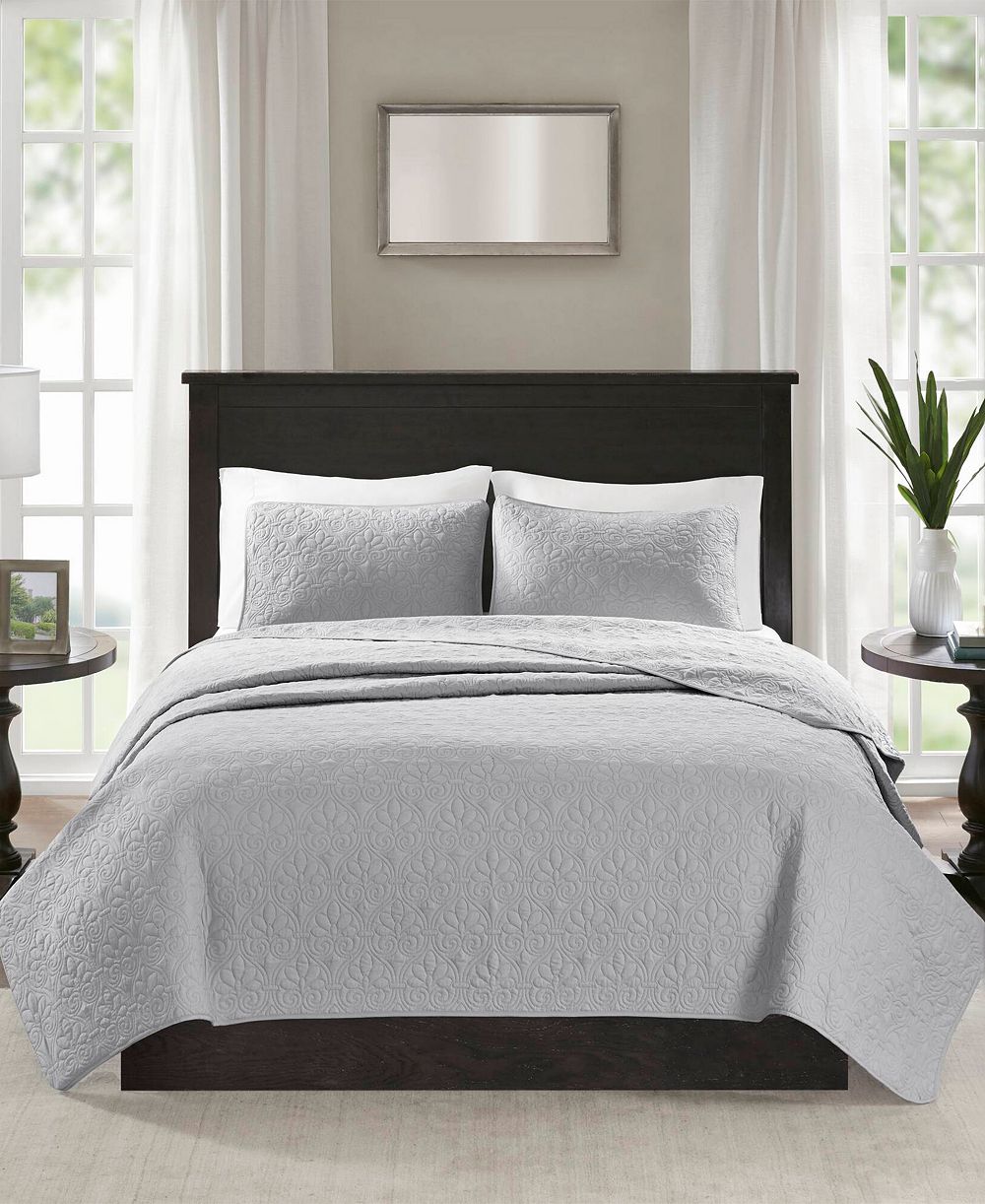 Комплект покрывала Madison Park Quebec, 3 предмета, Full/Queen