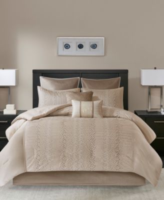 Madison Park Camelia 8-Pc. Comforter Set, California King