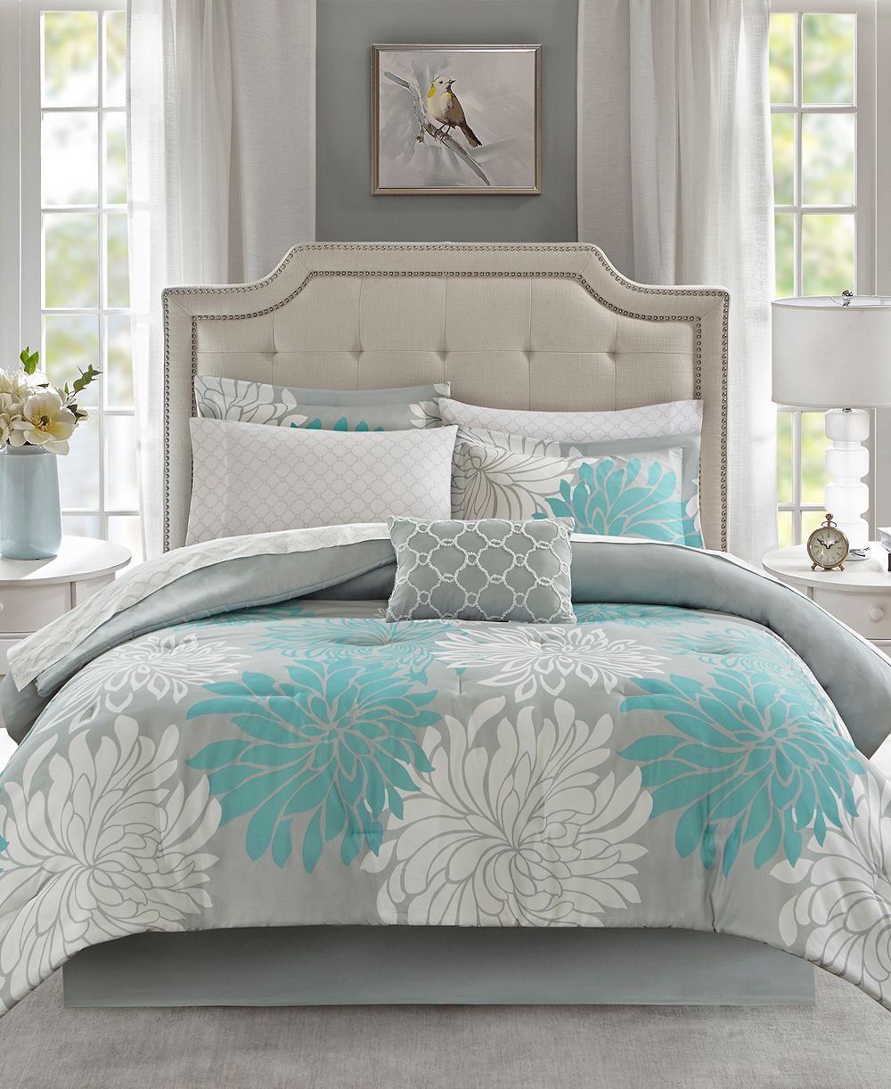 Madison Park Essentials двусторонний комплект с одеялом Maible, 9 шт, King