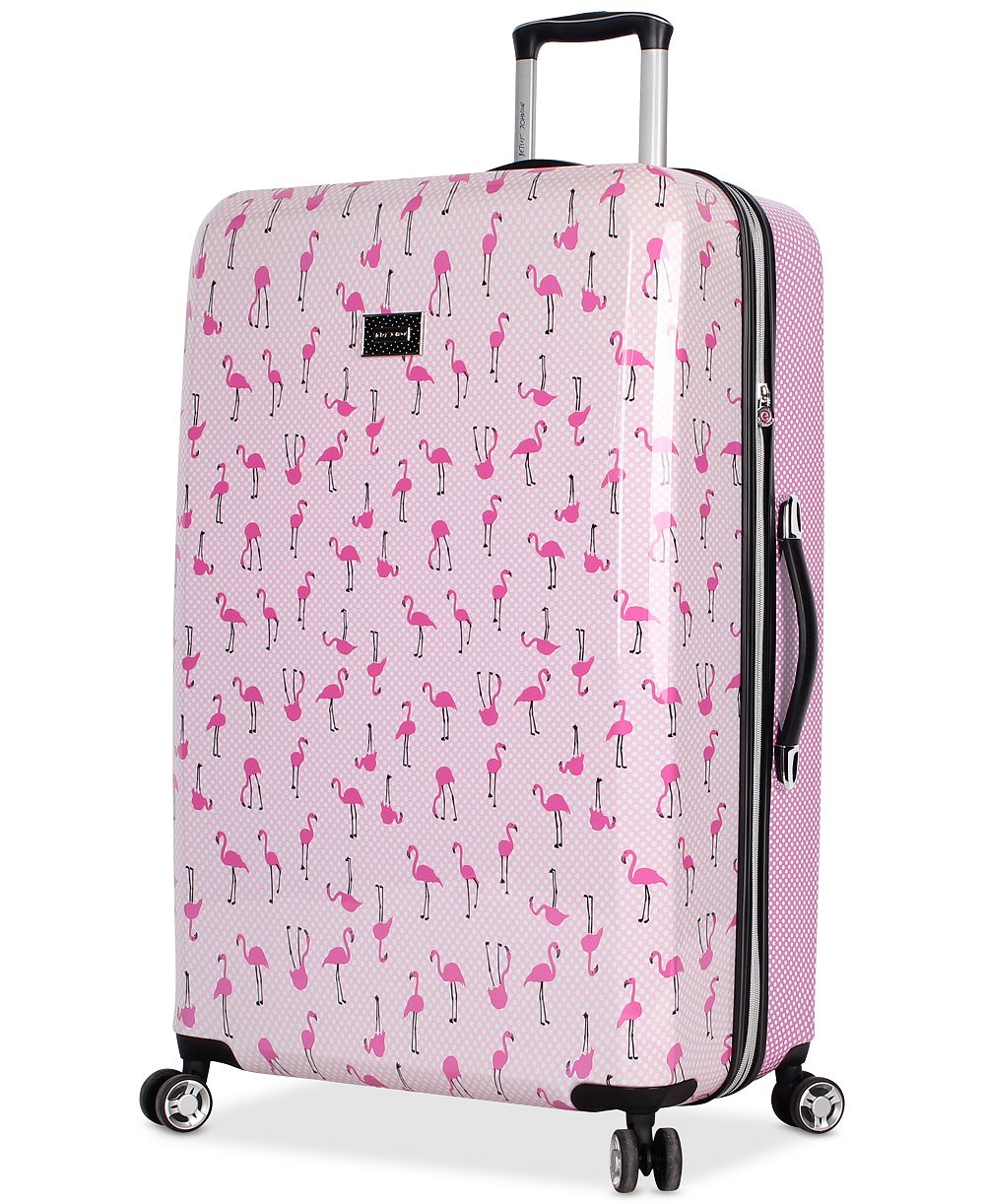 Betsey Johnson Large Check-in Spinner