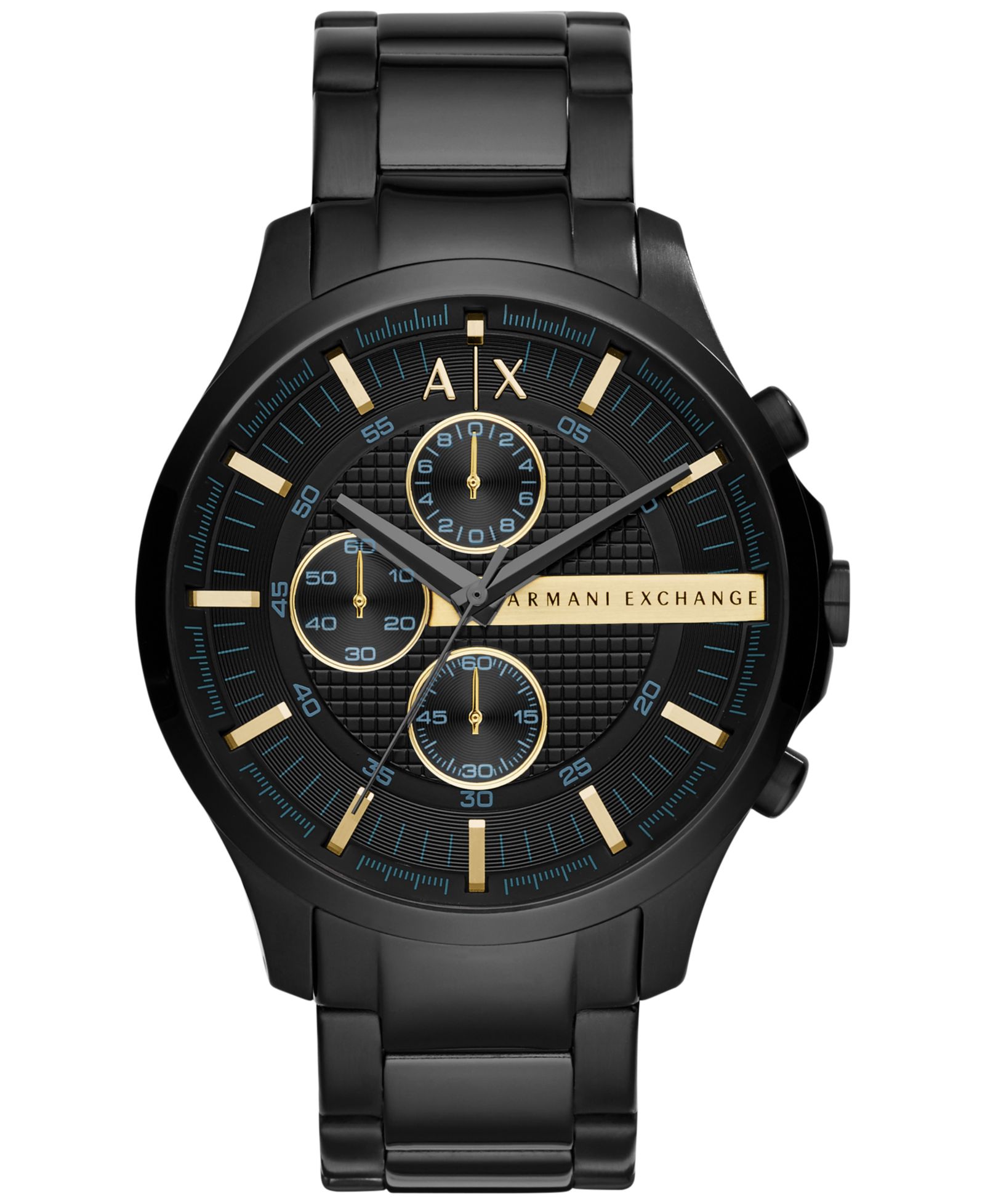 Мужские часы A|X Armani Exchange Chronograph Black Stainless Steel 46mm