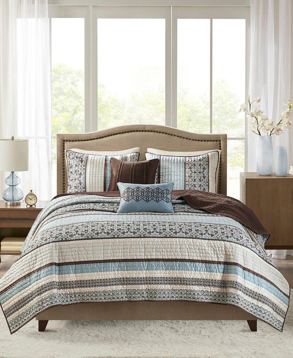 Madison Park Princeton 5-Pc. Quilt Set, Full/Queen
