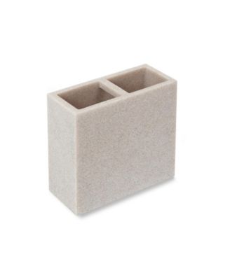 Cassadecor Dune Textured Resin Toothbrush Holder