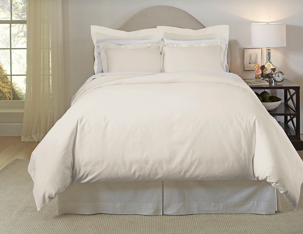 Комплект пододеяльник Pointehaven Solid 620 Thread-Count Cotton 3-Pc. Full/Queen