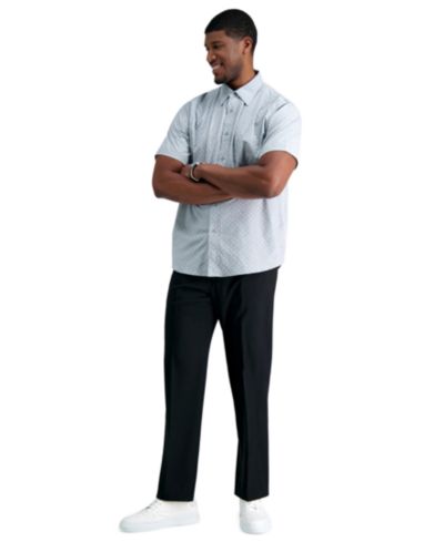 Мужские брюки Haggar Premium Comfort Stretch Classic-Fit Solid Flat Front