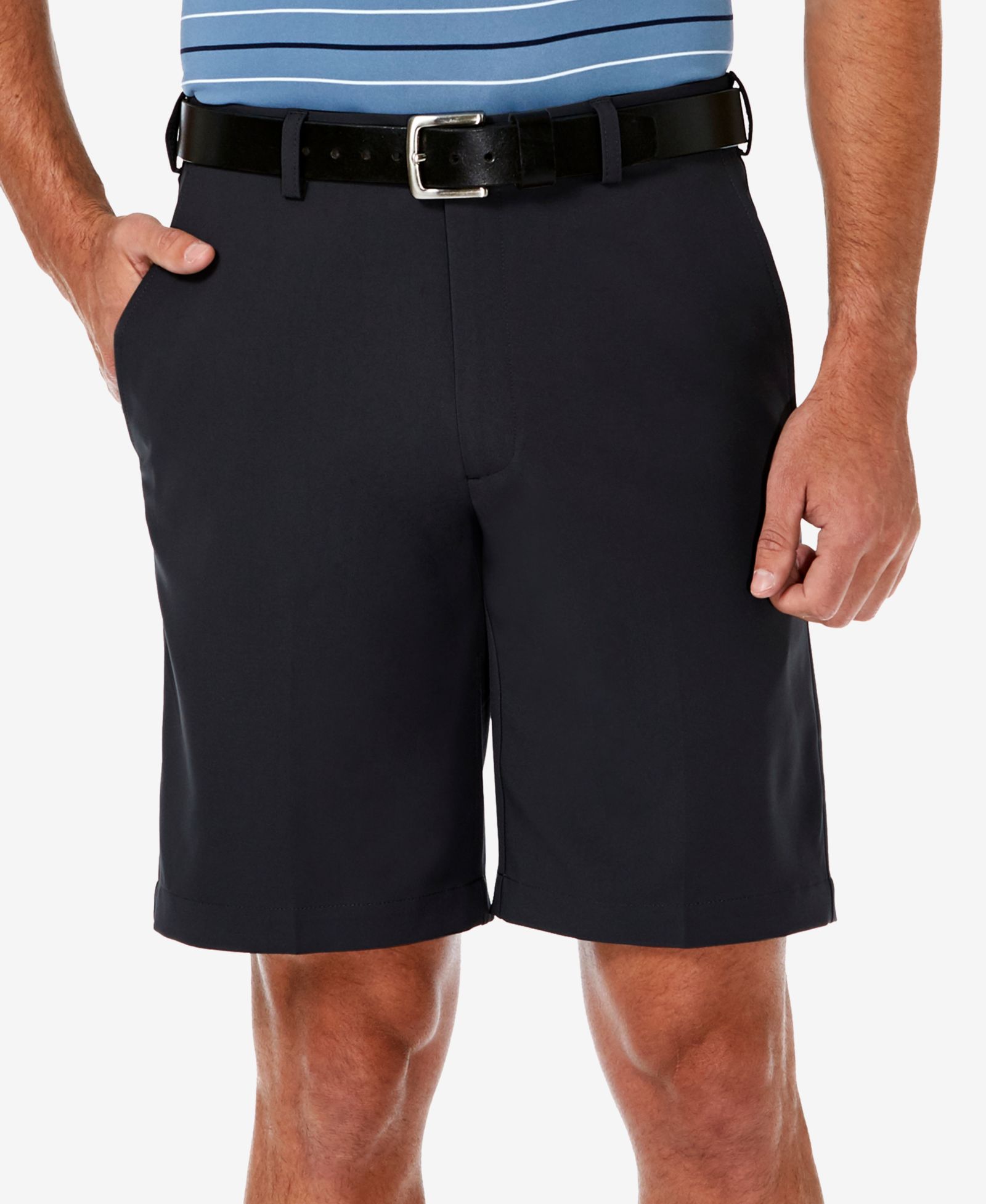 Мужские шорты Haggar Cool 18 PRO Flat Front Classic-Fit 9.5"