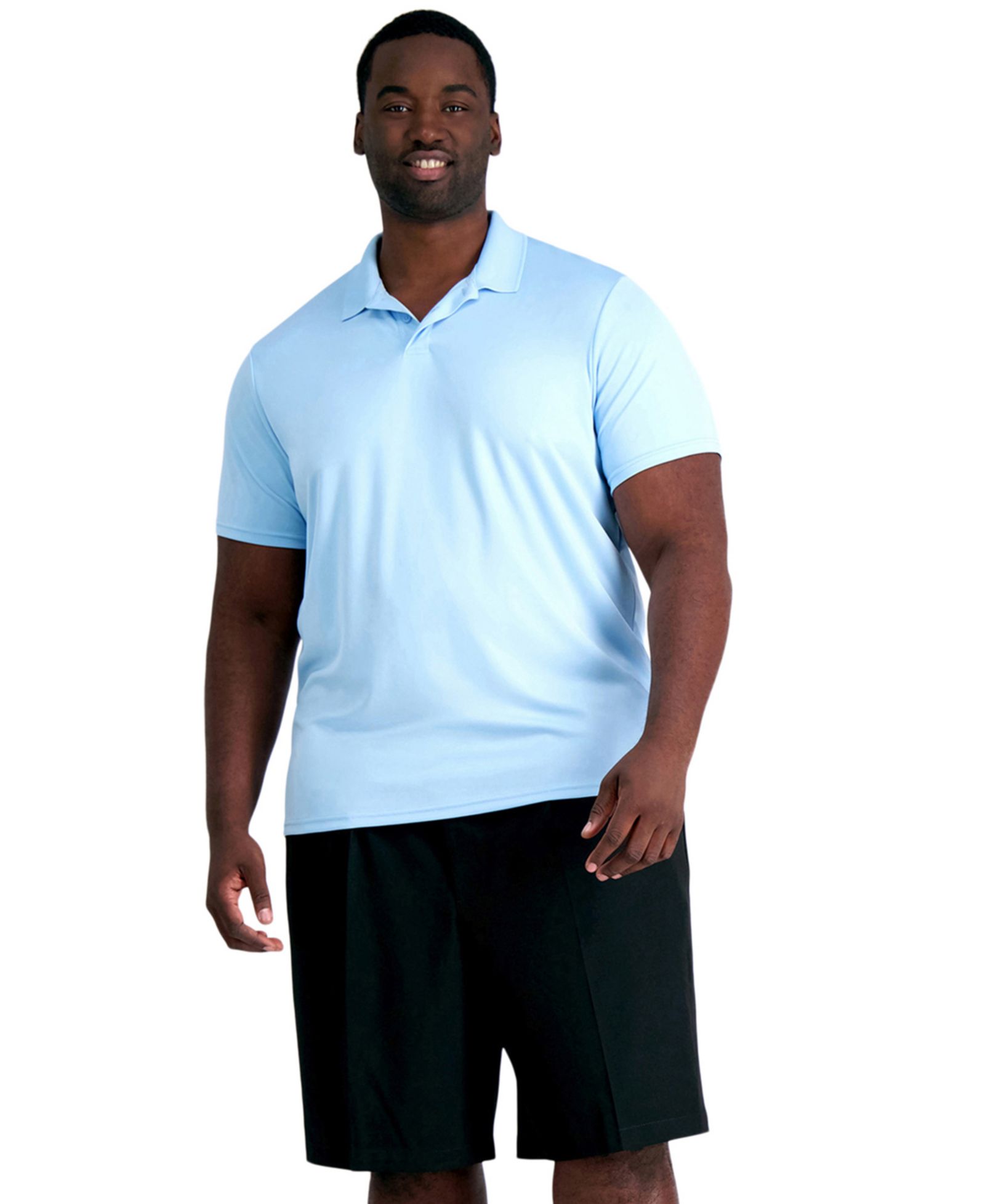 Haggar Men's Big & Tall Cool 18 PRO® Classic-Fit Stretch Pleated 9.5" Shorts