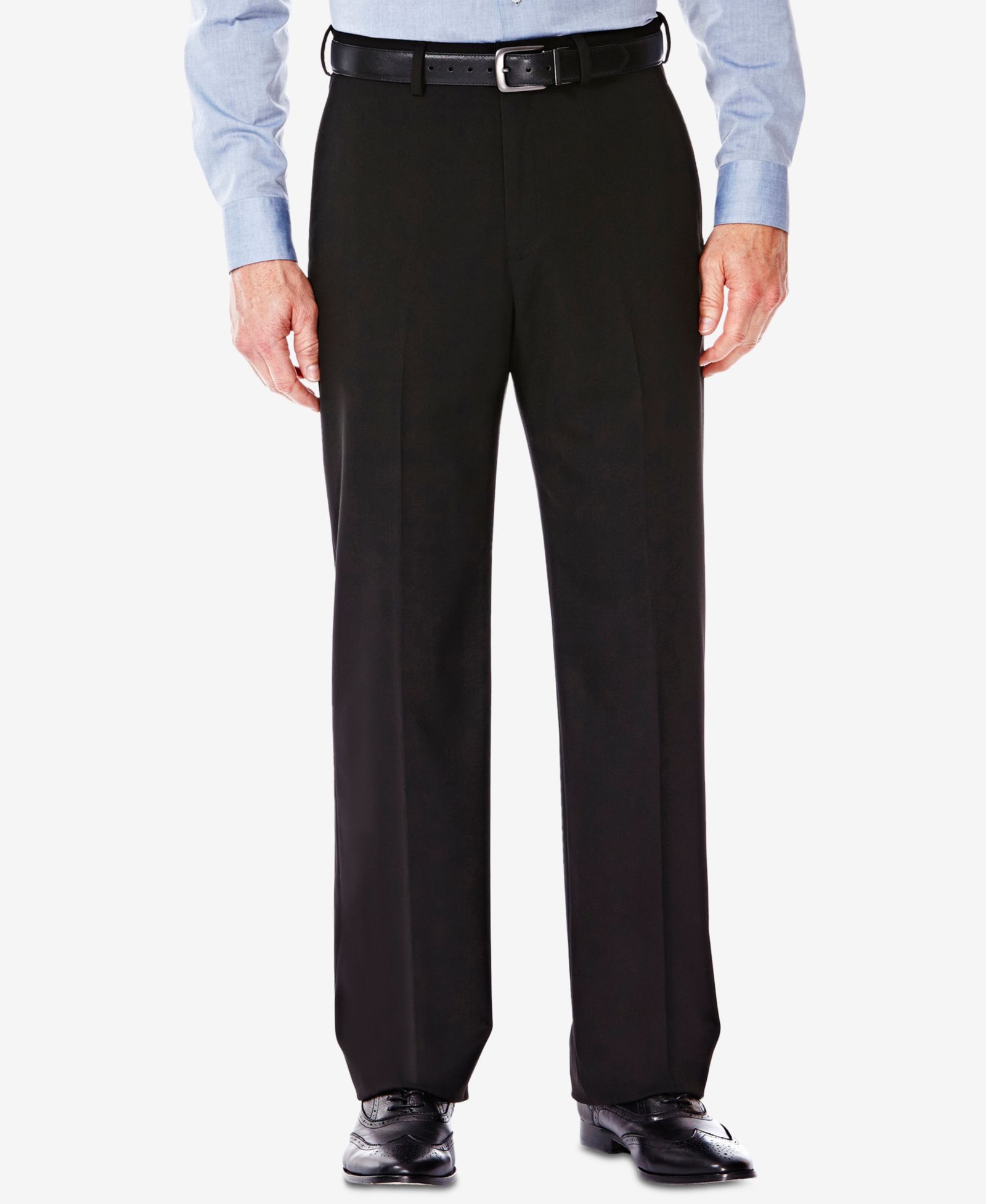 Haggar Men's Premium Stretch Classic-Fit Flat Front Suit Pants