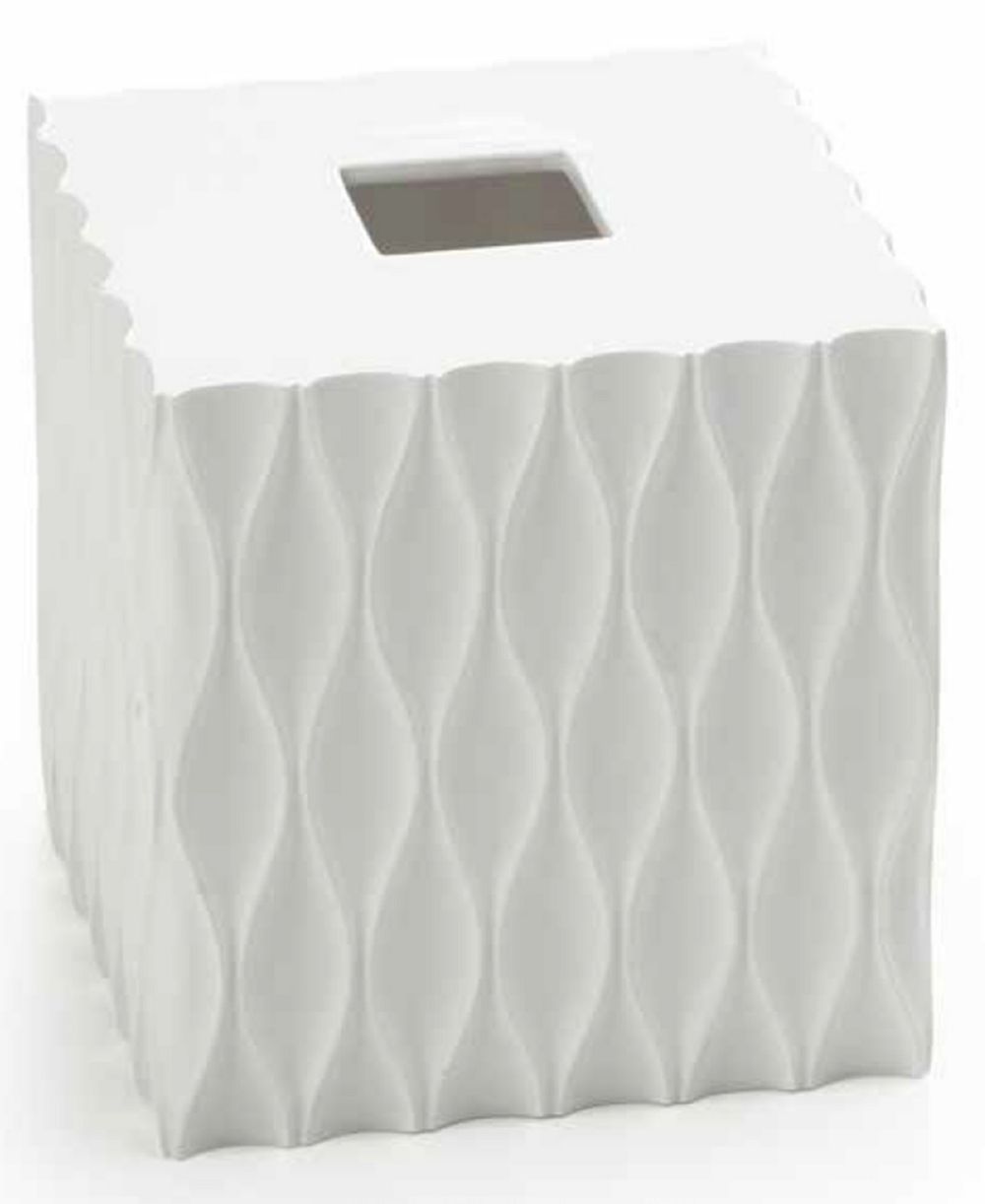 Roselli Trading Company Wave Tissue Box Cover