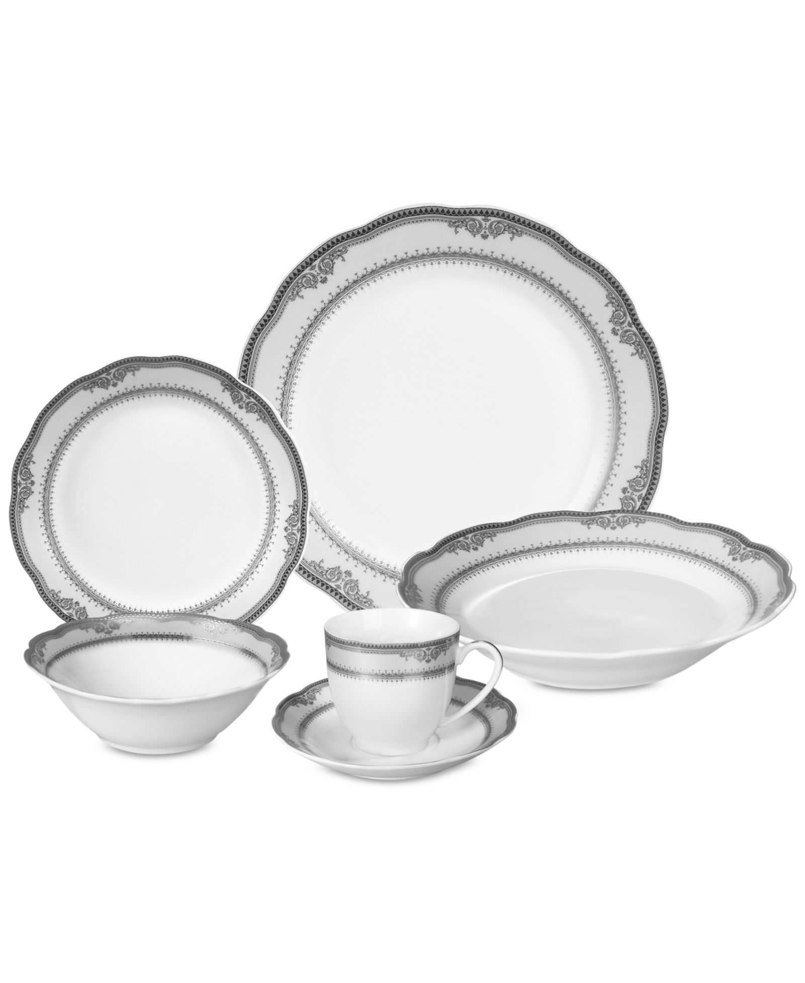 Сервиз столовый Lorren Home Trends Victoria из 24 предметов