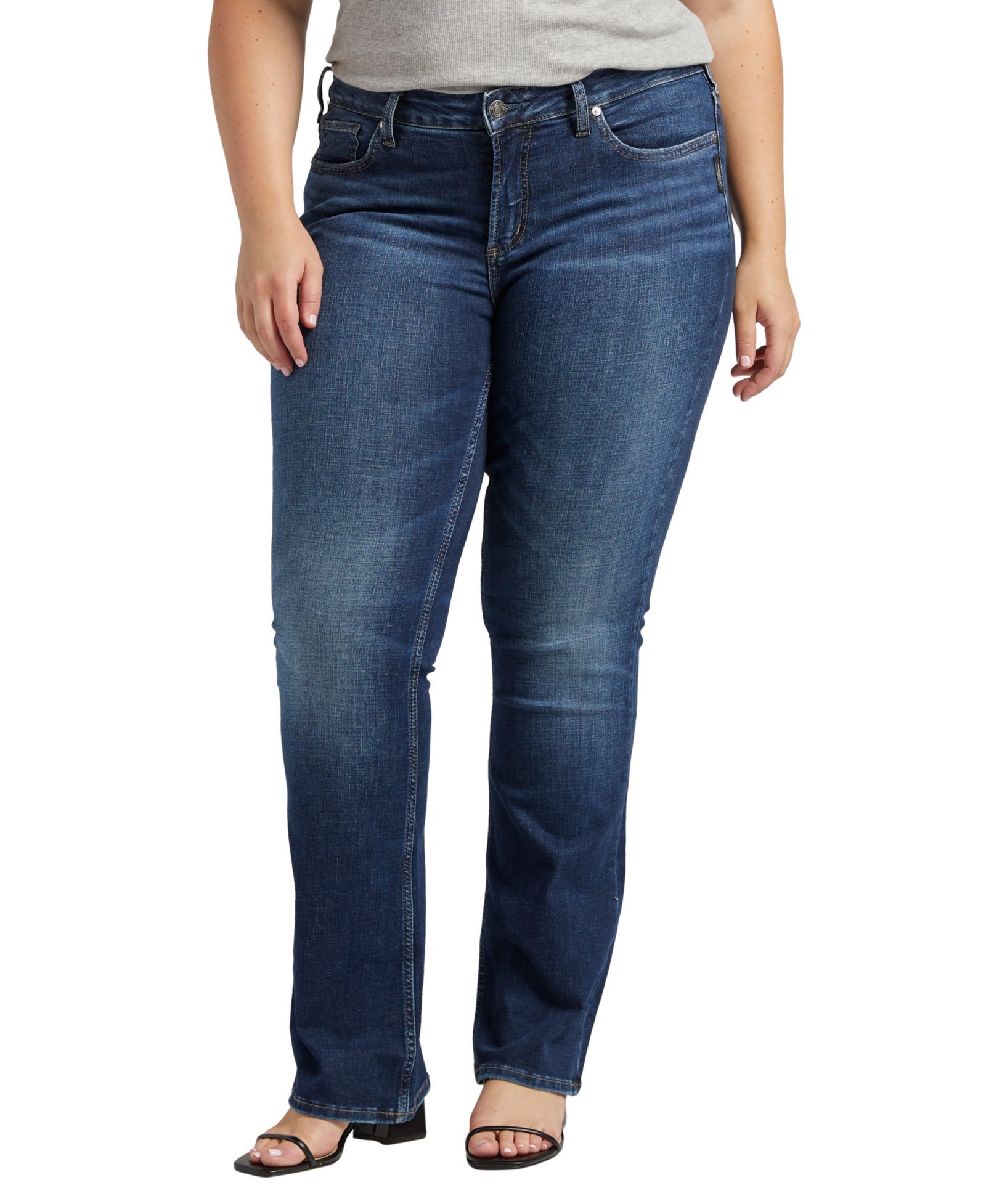 Джинсы Silver Jeans Co. Suki Slim Bootcut, Plus Size