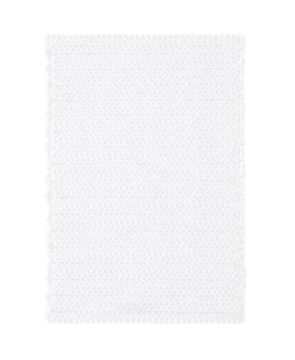 Madison Park Lasso Yarn-Dyed Cotton Chenille Bath Rug, 17" x 24"