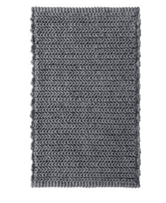 Madison Park Lasso Коврик для ванной из хлопка Chenille, 24" x 40"