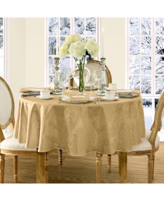 Elrene Barcelona Damask Oval Tablecloth, 60" x 84"