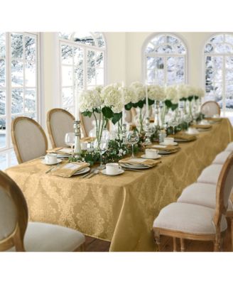 Elrene Barcelona Damask 60" x 102" Oblong Tablecloth