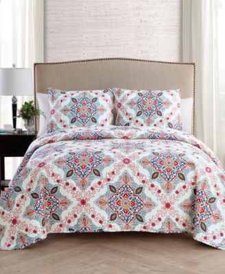 VCNY Home Wyndham Medallion 3-Pc. Quilt, King