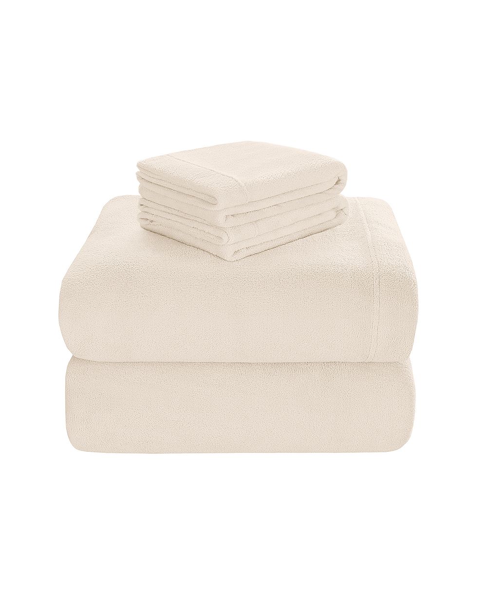 Madison Park Soloft Plush Micro-Fleece 4-Pc. Sheet Set, King