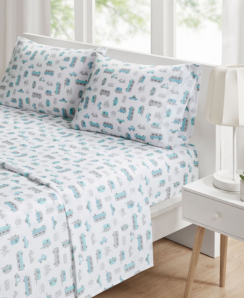 Комплект постельного белья Intelligent Design Novelty Printed Microfiber, 3-Pc., Twin XL