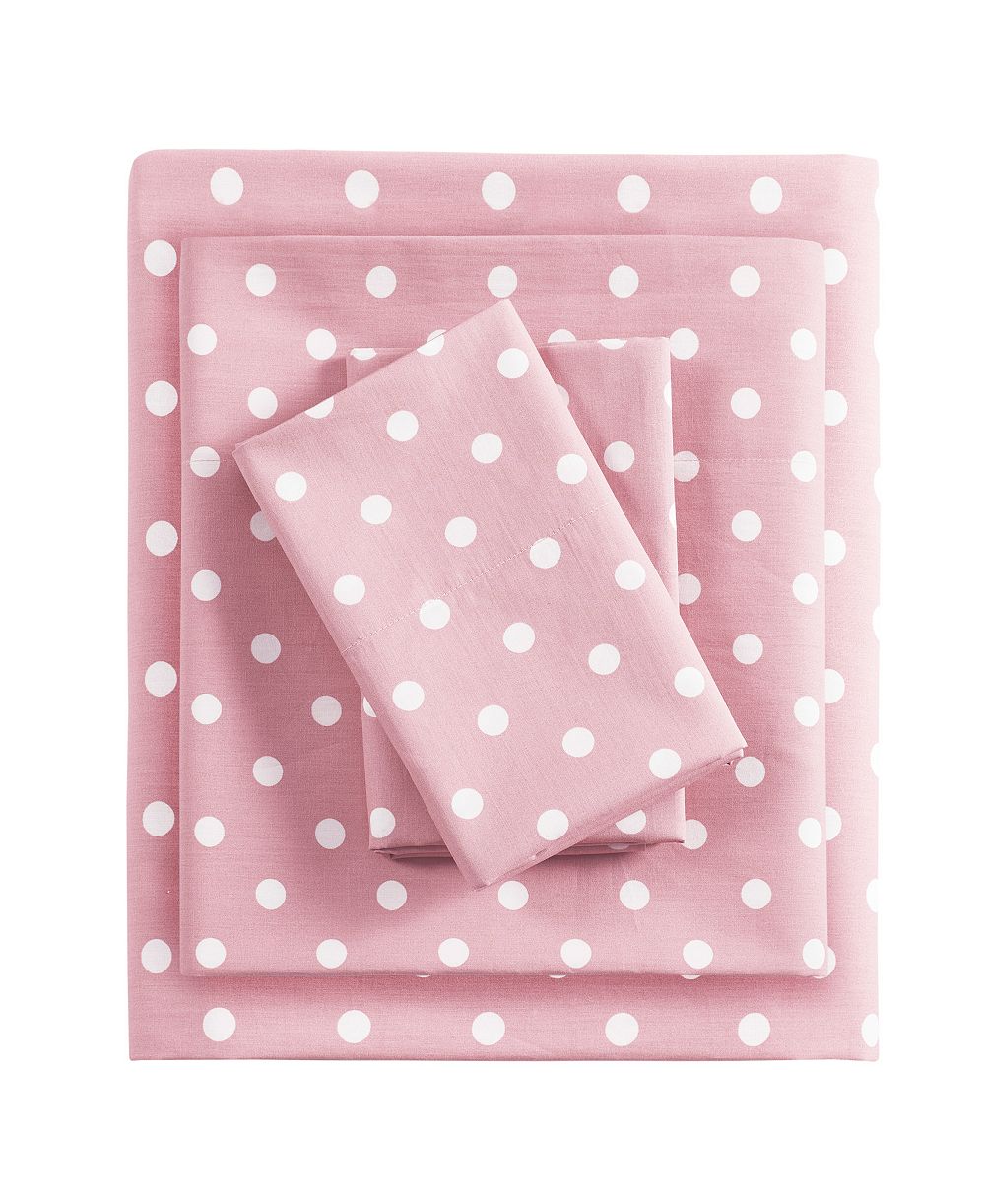 Intelligent Design Polka Dot Cotton 4-Pc. Sheet Set, Queen