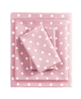 Intelligent Design Polka Dot Cotton 4-Pc. Sheet Set, Queen