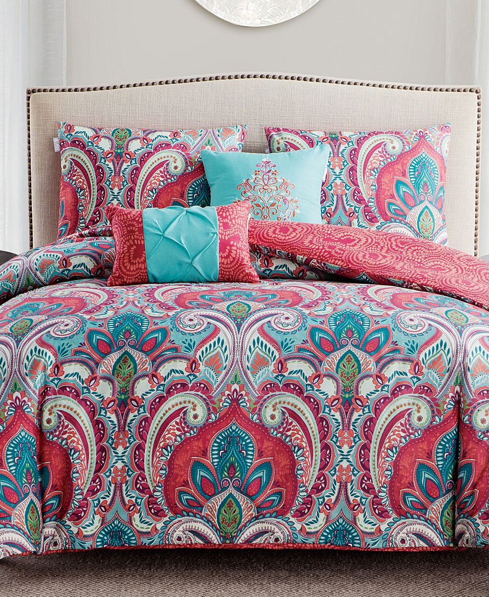 VCNY Home Комплект покрывала Casa Real Damask, 5 шт., King